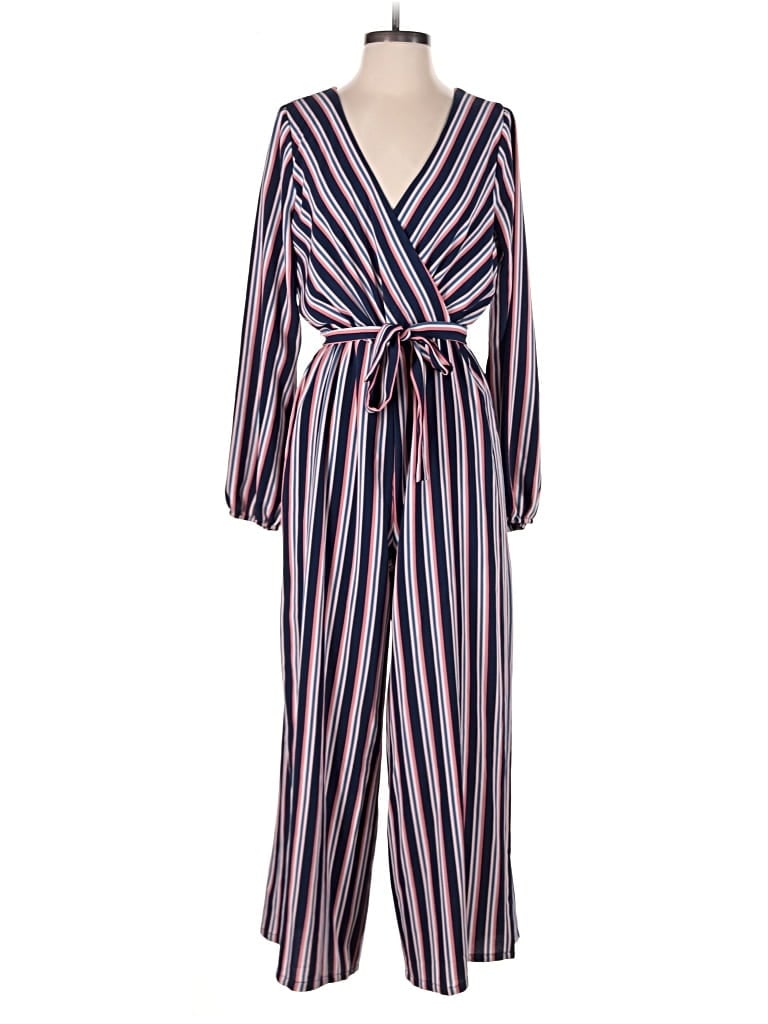 Pre-owned Leith Jumpsuit In Blue