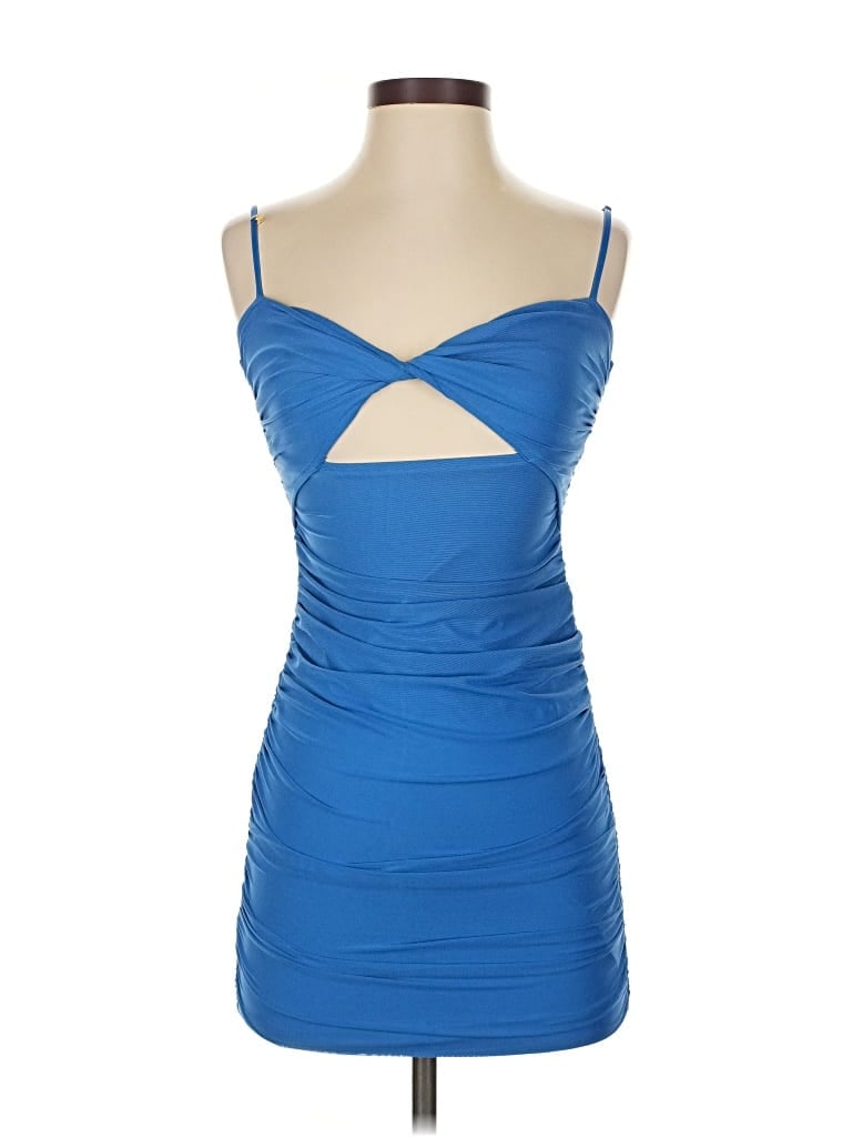 Pre-owned Hello Molly Cocktail Dress In Blue