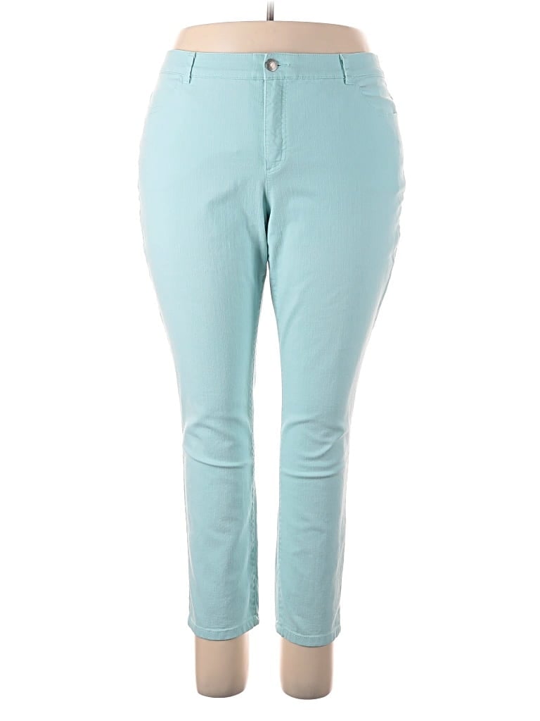 Pre-owned Cj Banks Jeggings In Blue