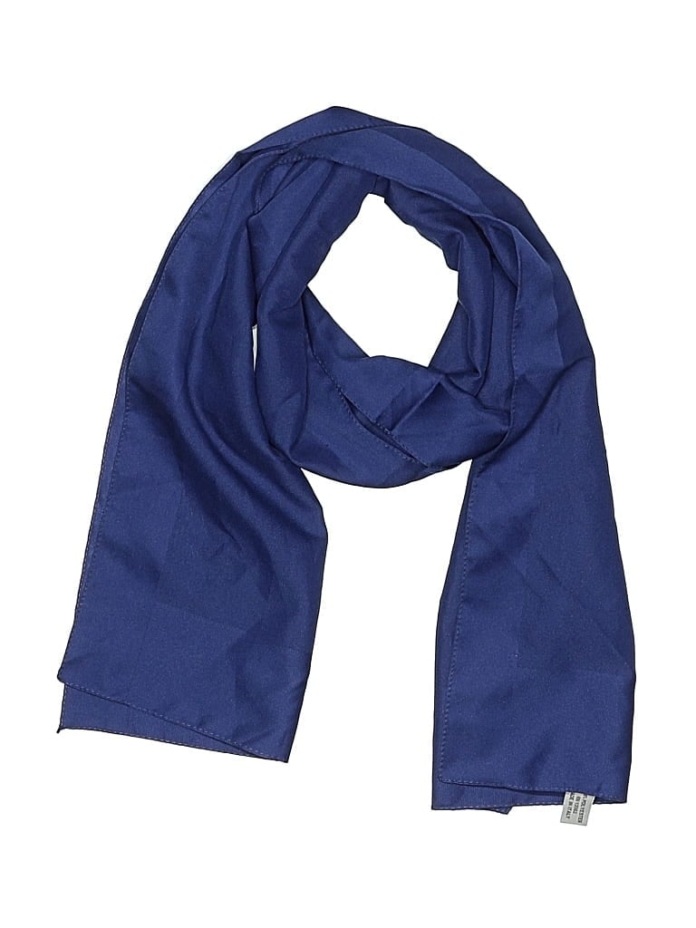 Pre-owned Assorted Brands Scarf In Blue