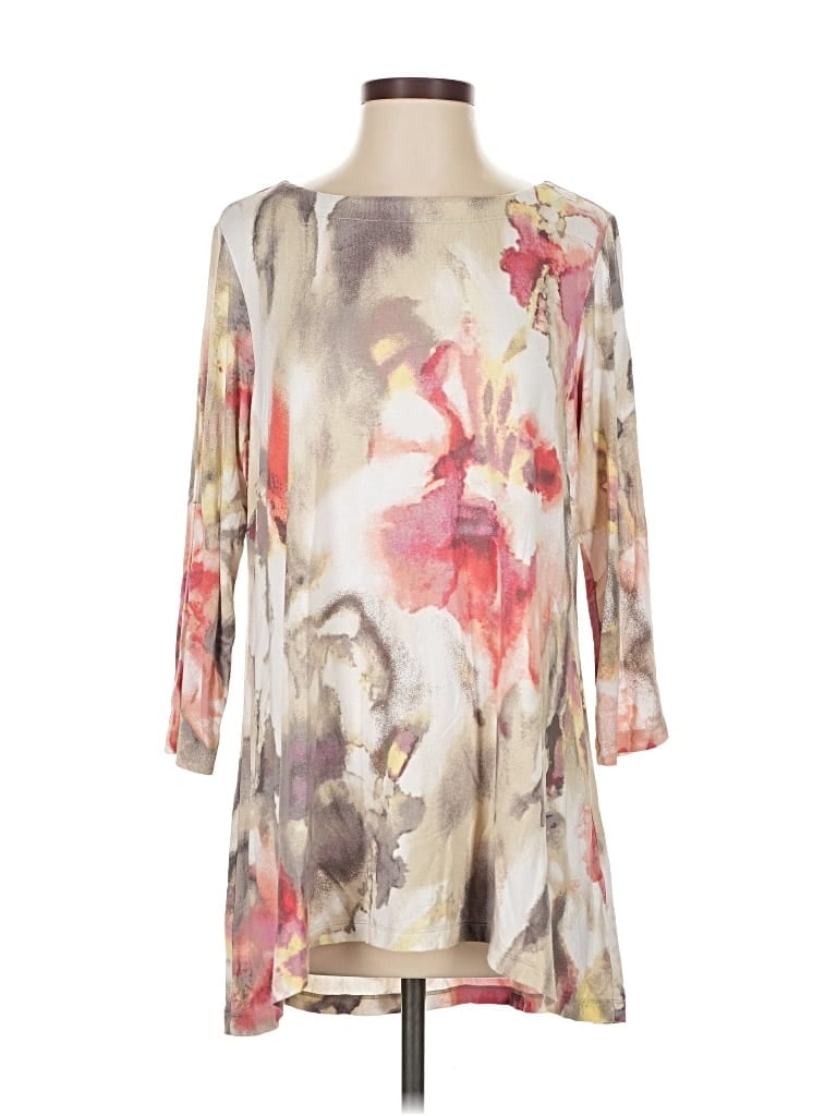 Pre-owned Belle By Kim Gravel Casual Dress In Brown