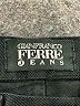 Gianfranco Ferre Chevron-herringbone Black Jeans Size 26 waist - photo 6