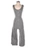 Caution to the Wind Tweed Gray Black Jumpsuit Size S - photo 1