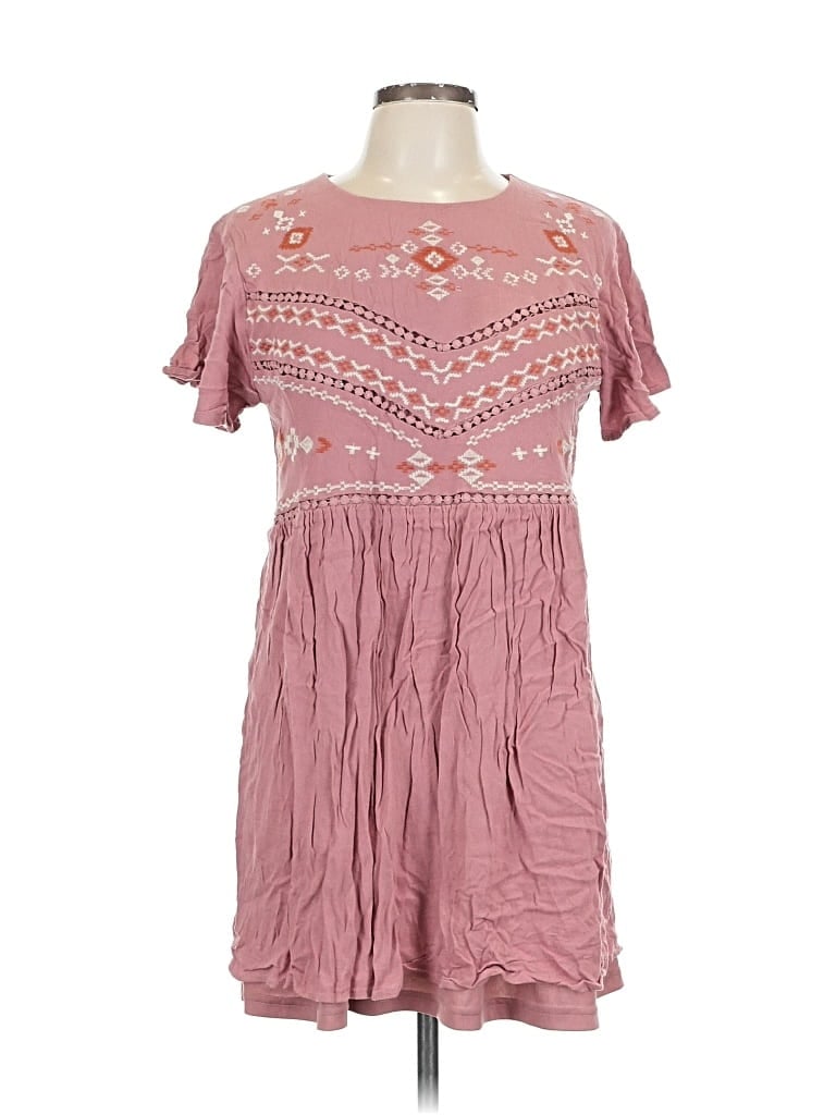 Pre-owned Blue Rain Casual Dress In Pink