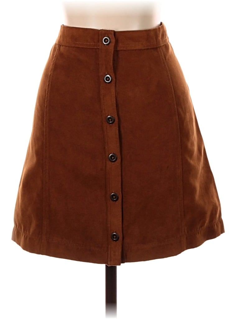 Pre-owned Hollister Casual Skirt In Brown