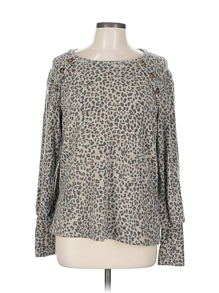 Pre-owned Assorted Brands Pullover Sweater In Gray