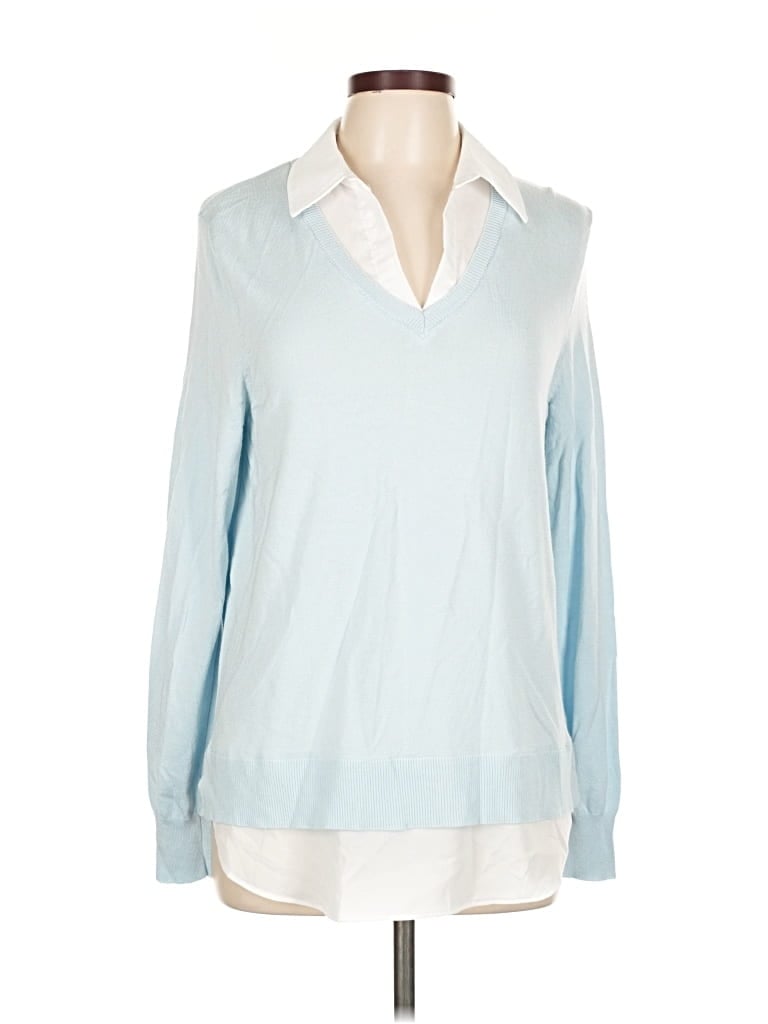 Click to view more detailed imagery on our partner's website Pre-owned Style & Co Pullover Sweater In Blue