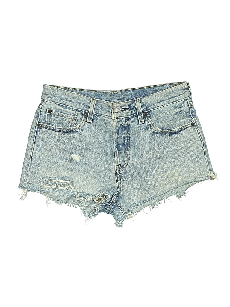 Click to view more detailed imagery on our partner's website Pre-owned Levi's Denim Shorts In Blue