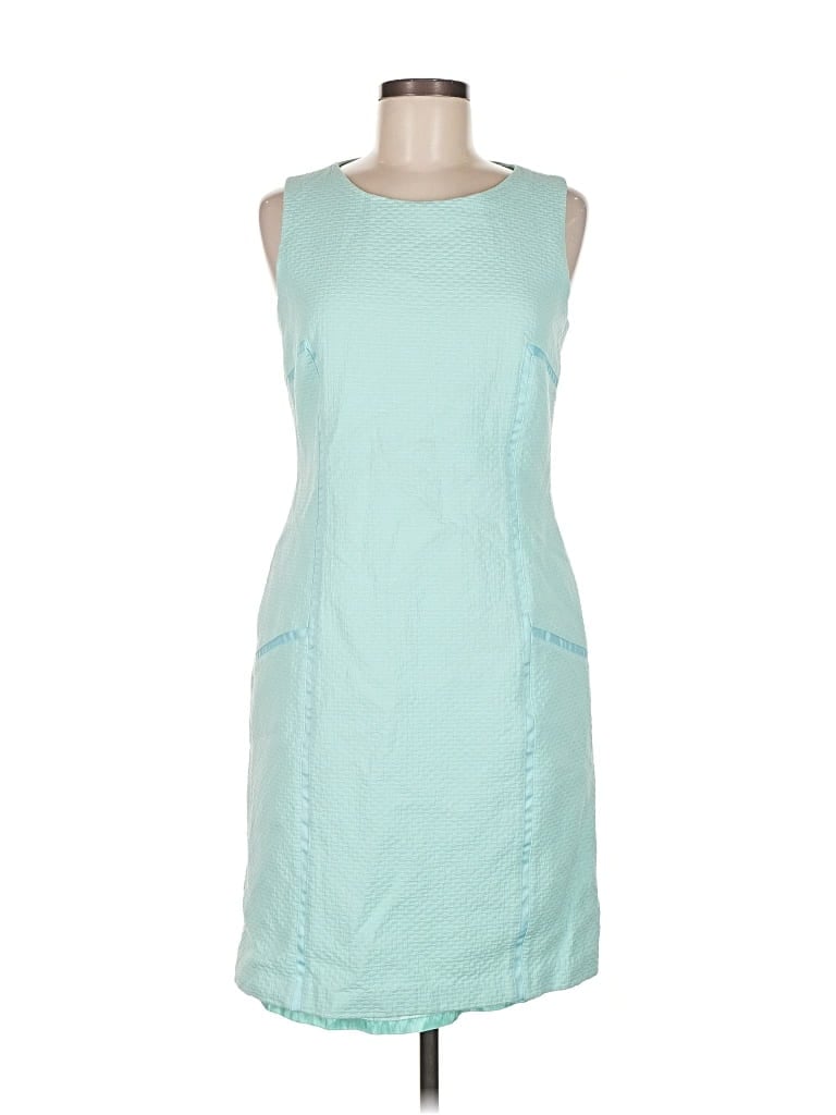 Pre-owned J. Mclaughlin Casual Dress In Blue