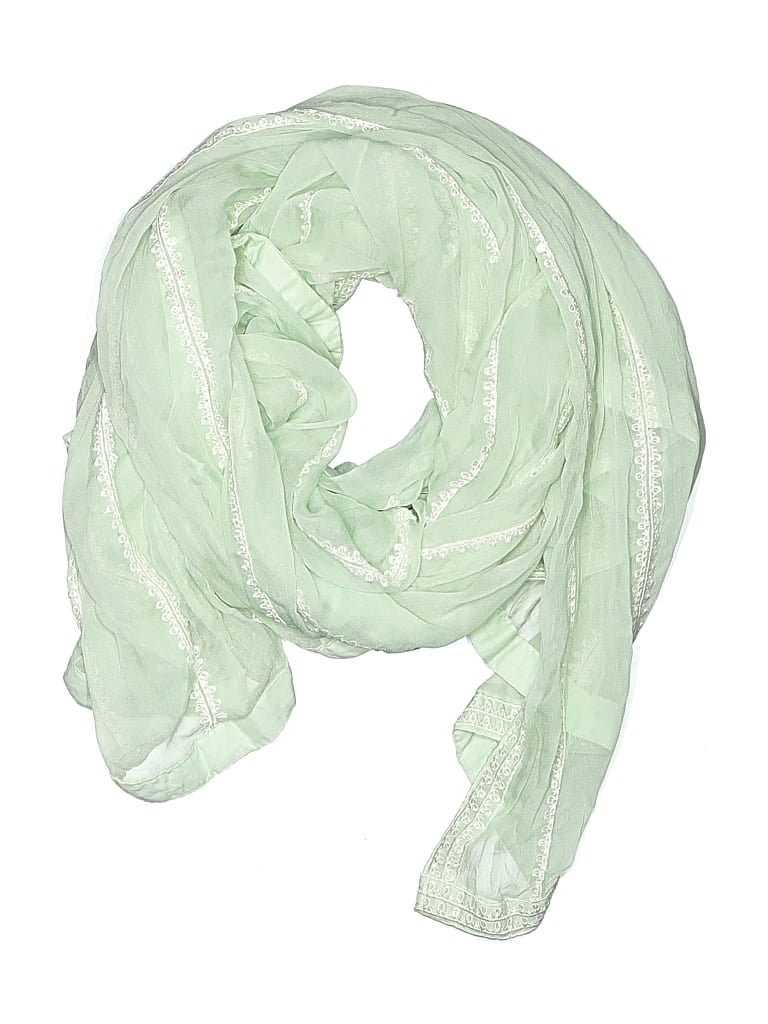Pre-owned Unbranded Scarf In Green