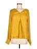 Maison d' Amelie 100% Polyester Yellow Long Sleeve Blouse Size M - photo 1