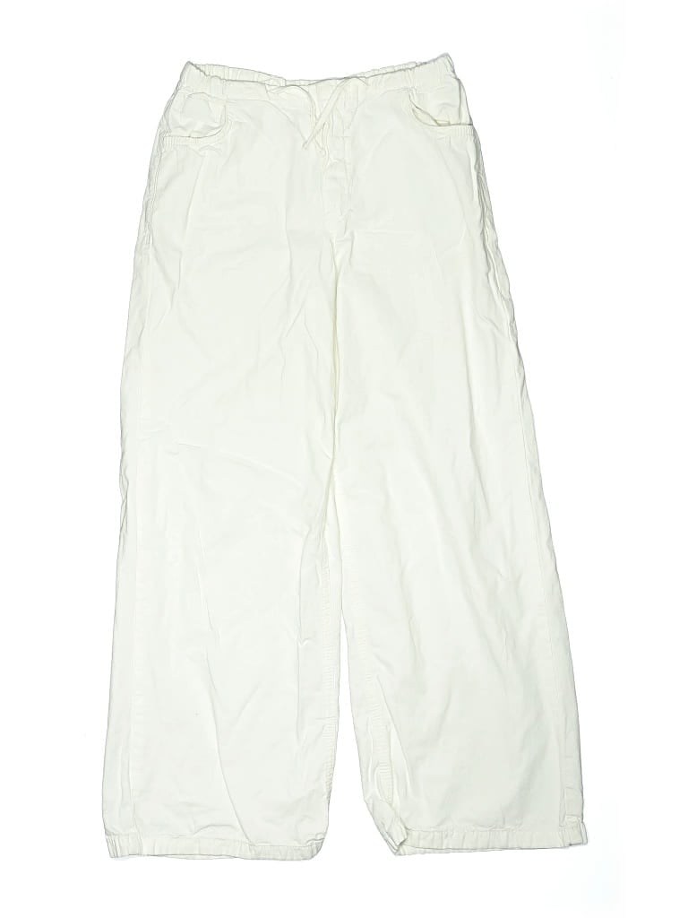 Pre-owned Zara Kids' Khaki Pant In White