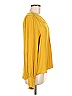 Maison d' Amelie 100% Polyester Yellow Long Sleeve Blouse Size M - photo 4