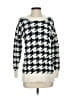 Lou & Grey 100% Nylon Houndstooth White Pullover Sweater Size XS - photo 1