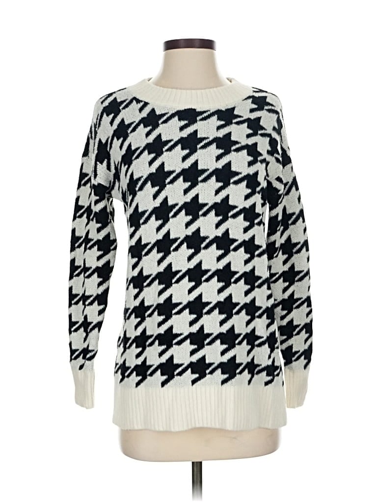 Pre-owned Lou & Grey Pullover Sweater In White