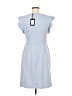 DKNY Solid Blue Casual Dress Size 6 - photo 2