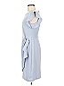 DKNY Solid Blue Casual Dress Size 6 - photo 5