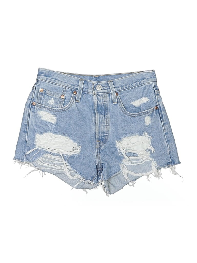 Click to view more detailed imagery on our partner's website Pre-owned Levi's Denim Shorts In Blue