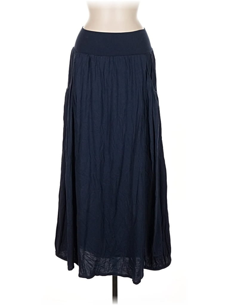 Pre-owned Garnet Hill Casual Skirt In Blue