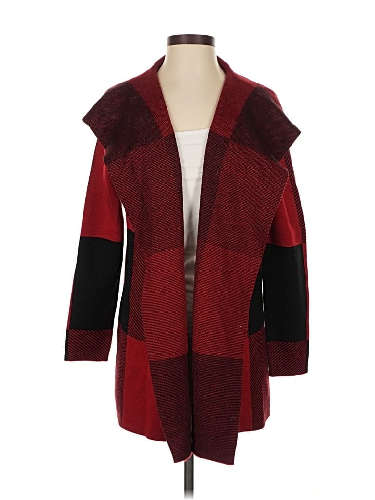 Pre-owned Merokeety Cardigan Sweater In Burgundy