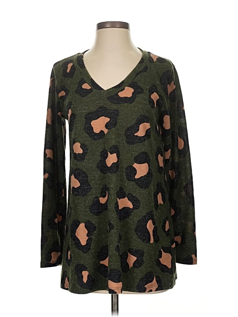 Pre-owned Heimish Usa Pullover Sweater In Green