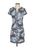 BCBGMAXAZRIA Paisley Blue Casual Dress Size XS - photo 1