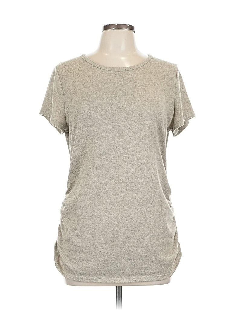 Pre-owned Massini Short Sleeve T-shirt In Gray