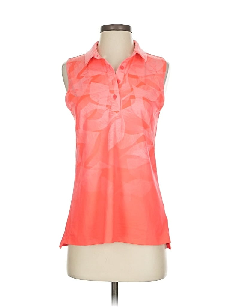 Pre-owned Nike Sleeveless T-shirt In Orange