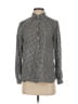 J.Crew Houndstooth Black Long Sleeve Button-Down Shirt Size 4 - photo 1