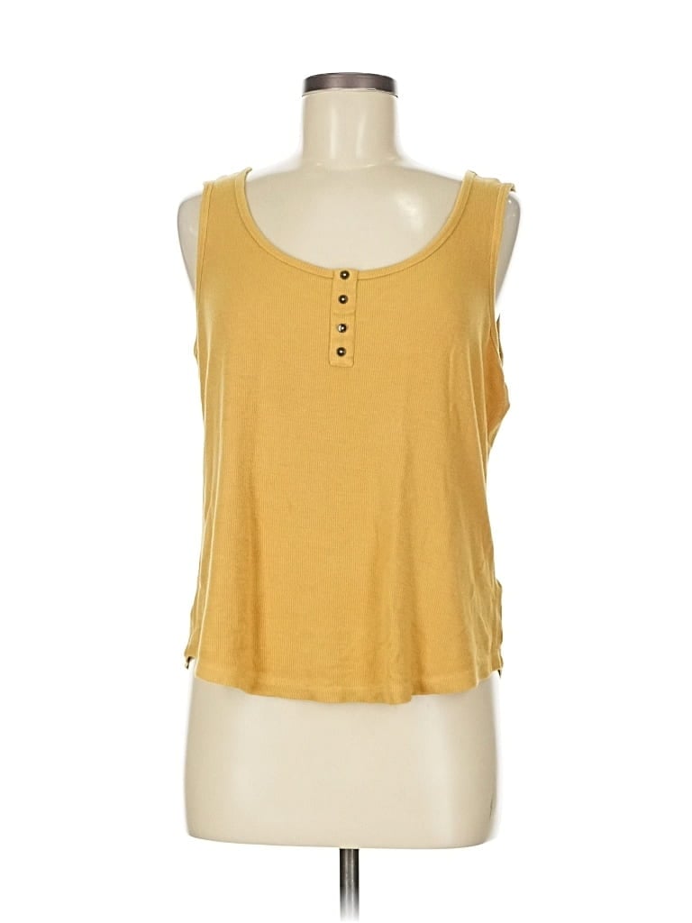 Pre-owned Liverpool Los Angeles Sleeveless T-shirt In Yellow