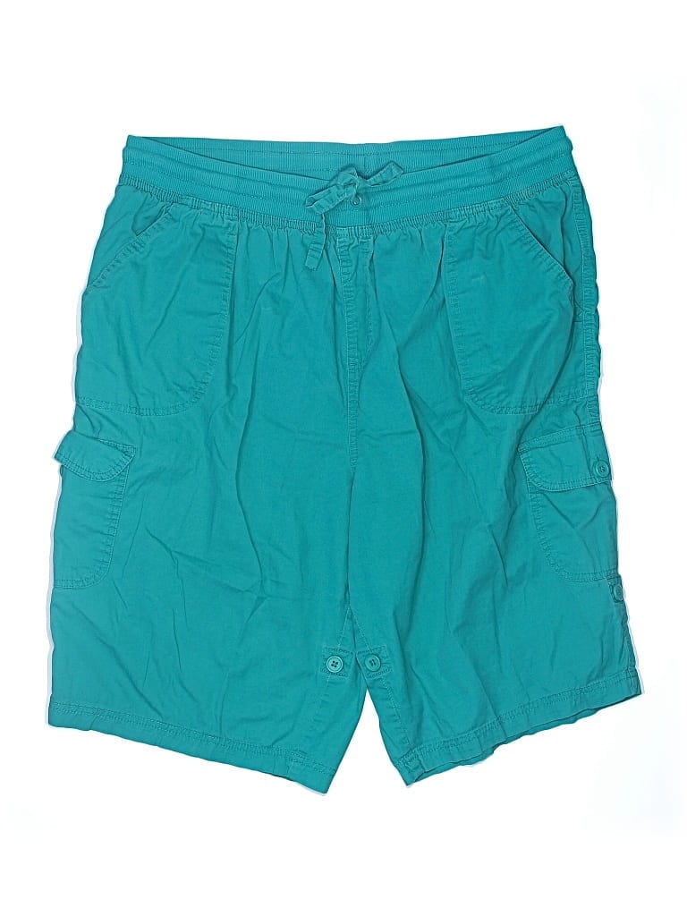 Pre-owned Woman Within Shorts In Blue