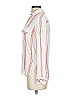 Zara Basic Stripes Ivory Long Sleeve Blouse Size XS - photo 5