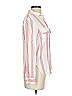 Zara Basic Stripes Ivory Long Sleeve Blouse Size XS - photo 4