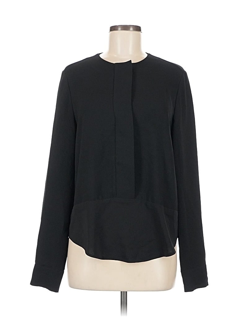 Pre-owned J Brand Long Sleeve Blouse In Black