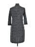 Connected Apparel Gray Casual Dress Size 10 - photo 2