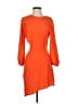 BA&SH Solid Orange Cocktail Dress Size Sm (1) - photo 1