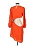 BA&SH Solid Orange Cocktail Dress Size Sm (1) - photo 2