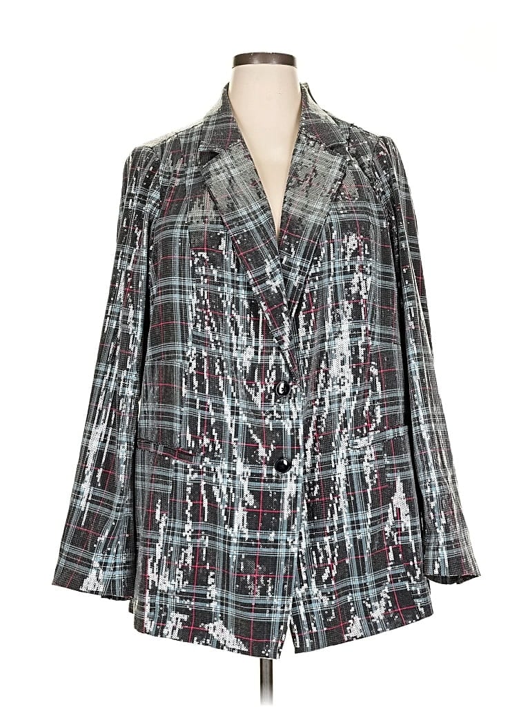 Torrid Blazer Jacket In Silver