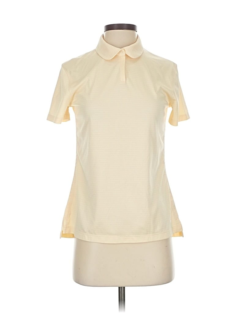 Pre-owned Nike Short Sleeve Polo Shirt In White