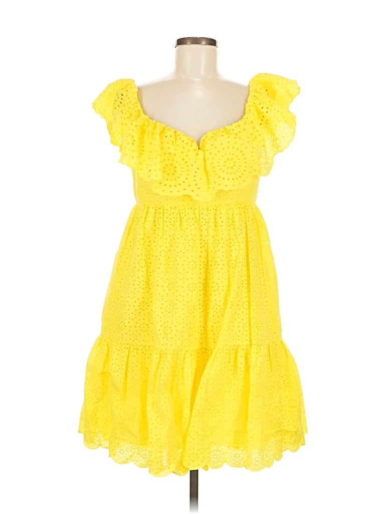 Click to view more detailed imagery on our partner's website Pre-owned Lilly Pulitzer Cocktail Dress In Yellow