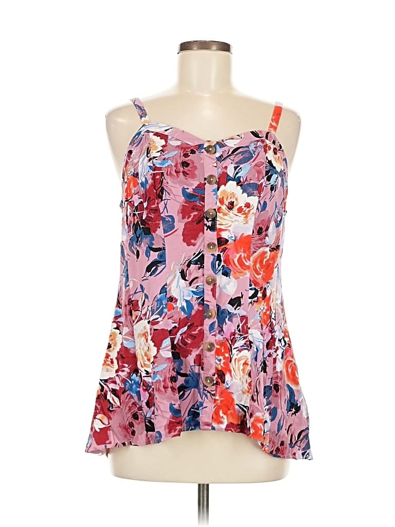 Pre-owned Torrid Sleeveless Blouse In Pink