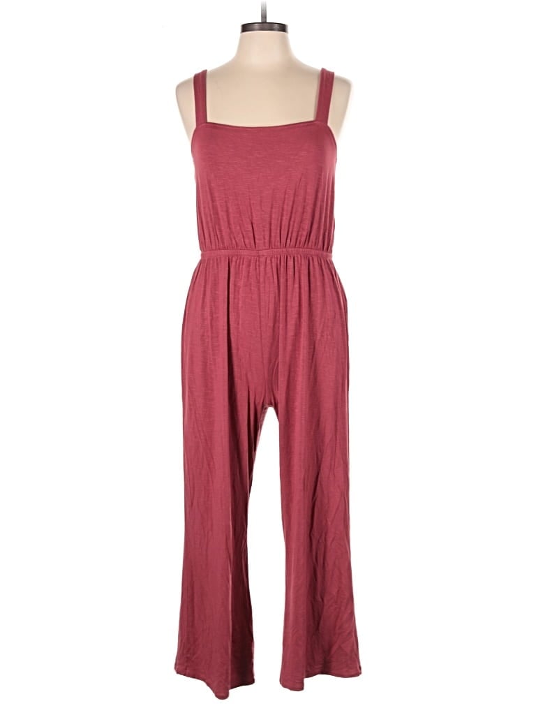 MARKET & SPRUCE Pre-owned Jumpsuit In Burgundy