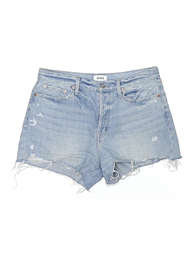 Pre-owned Pistola Denim Shorts In Blue