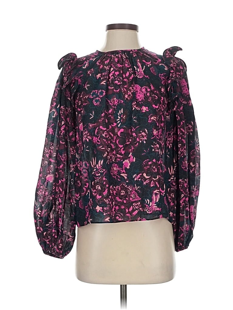 Pre-owned Ulla Johnson 3/4 Sleeve Blouse In Pink