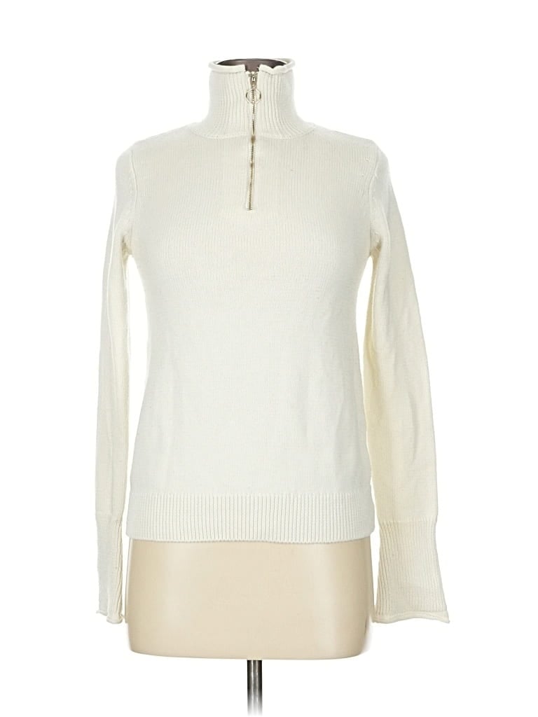 Click to view more detailed imagery on our partner's website Pre-owned Zara Turtleneck Sweater In White