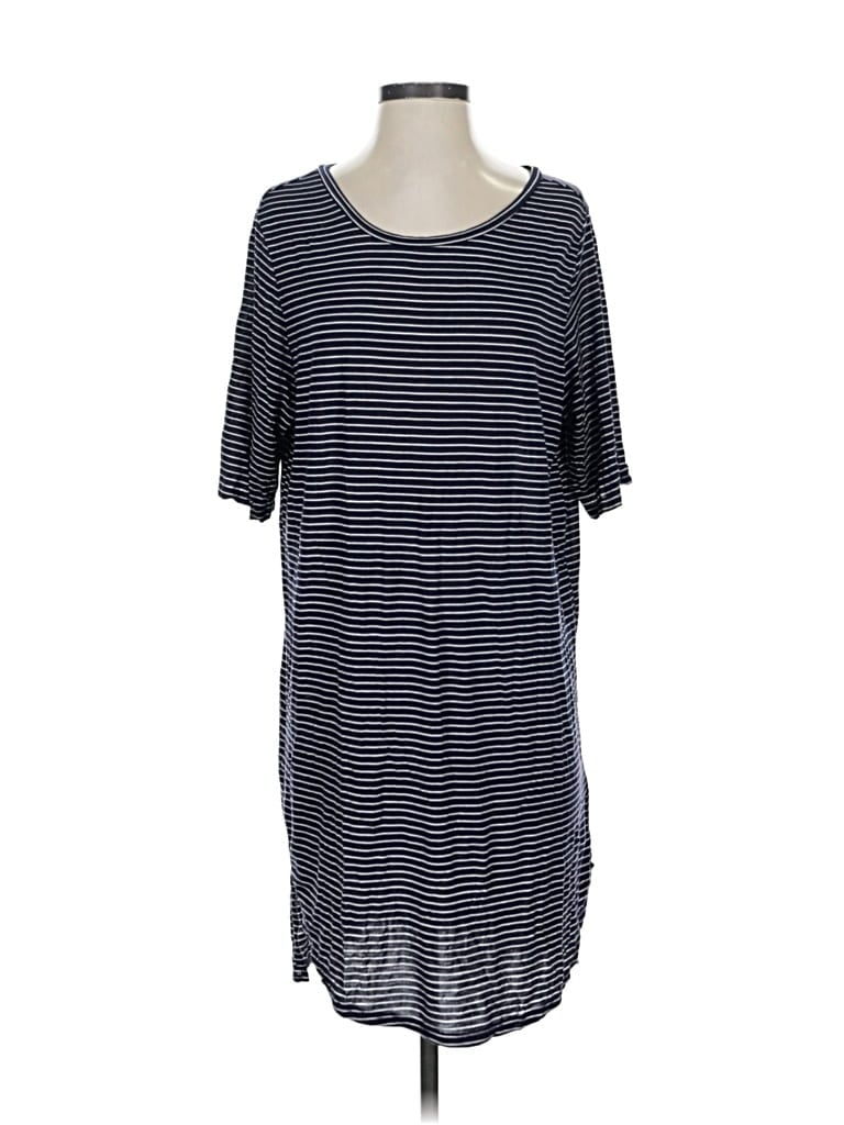 Pre-owned Gap Body Casual Dress In Blue