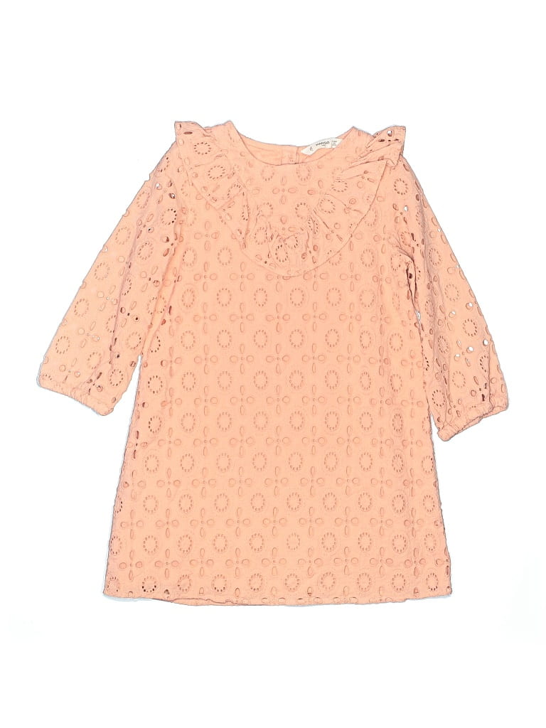 Pre-owned Mango Kids' Dress In Pink