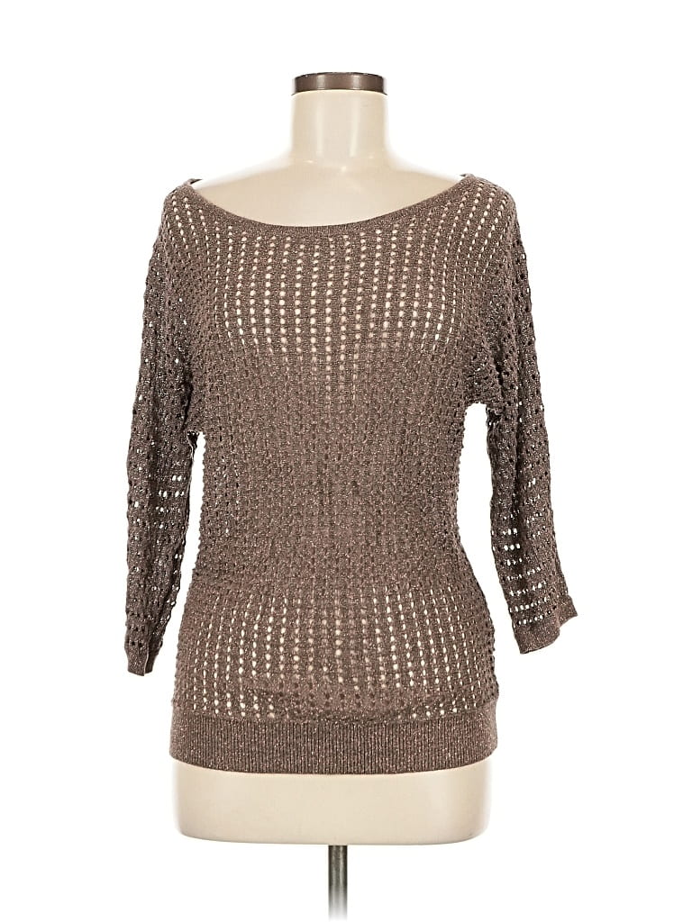 Pre-owned Express Pullover Sweater In Gray