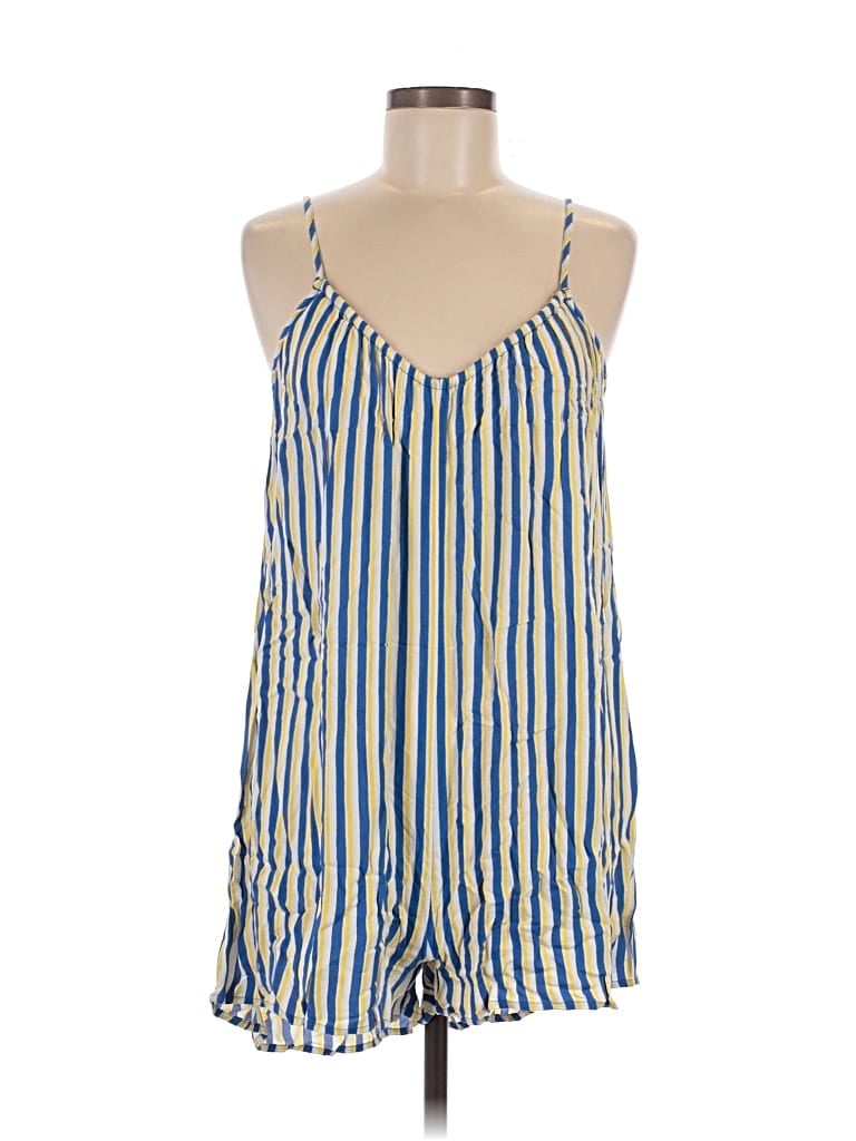 Pre-owned Aerie Romper In Blue