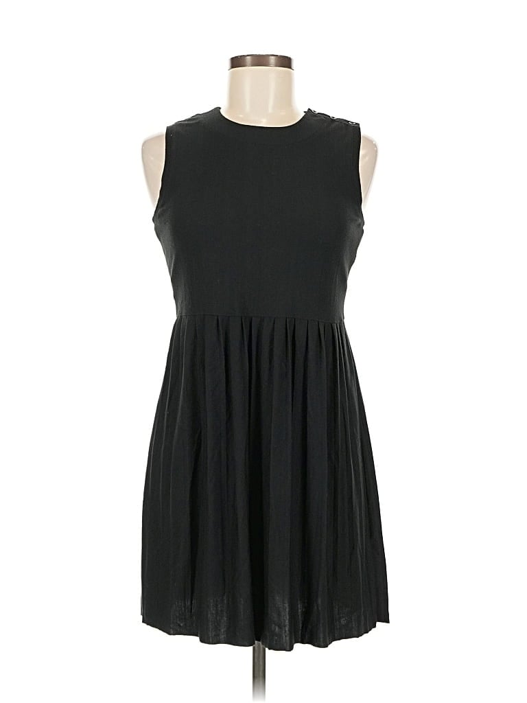 Pre-owned Three Dots Casual Dress In Black